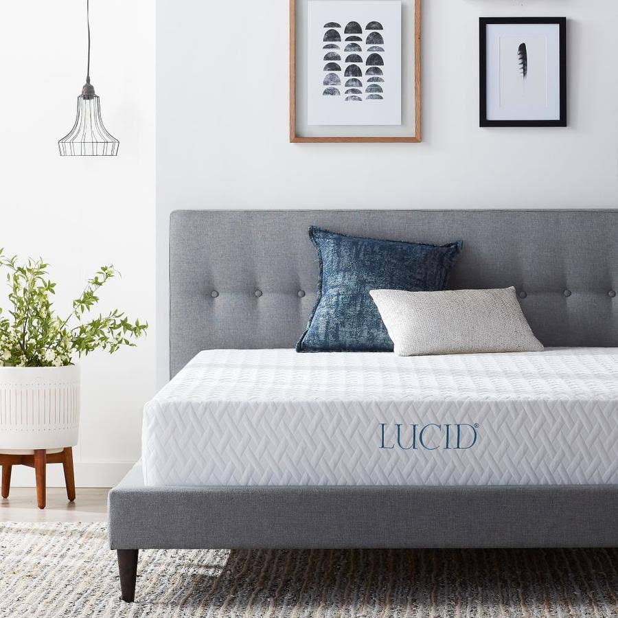 California King Memory Foam Mattress in White E434958