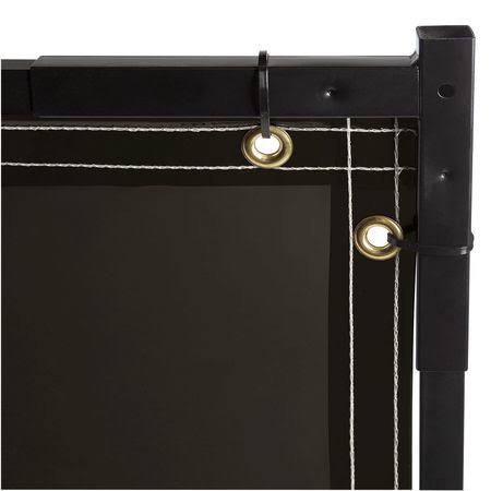 Welding Screen, 6 ft W, 6 Ft, Charcoal Gray A697