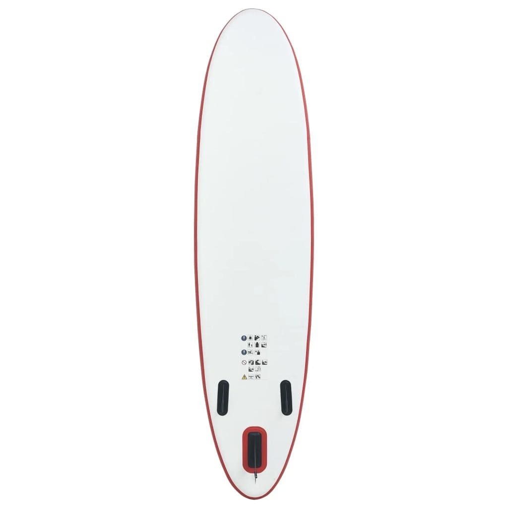 Inflatable Paddle Board Surfboard Red and White W244