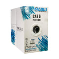 Cat6 1000ft CMP Plenum Rated 550 Mhz 23 AWG Bulk Ethernet Cable White S581