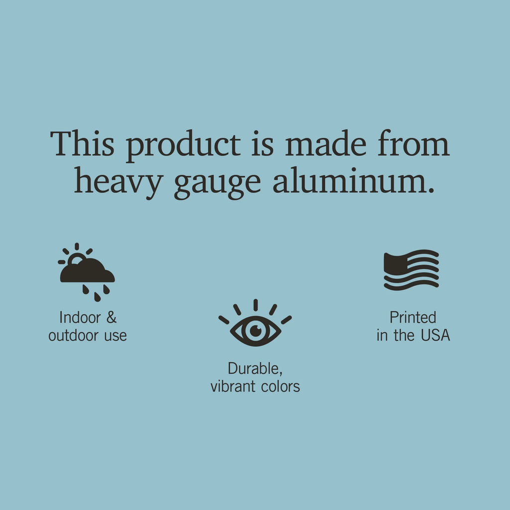 12x18 Aluminum Metal Sign Decor X981