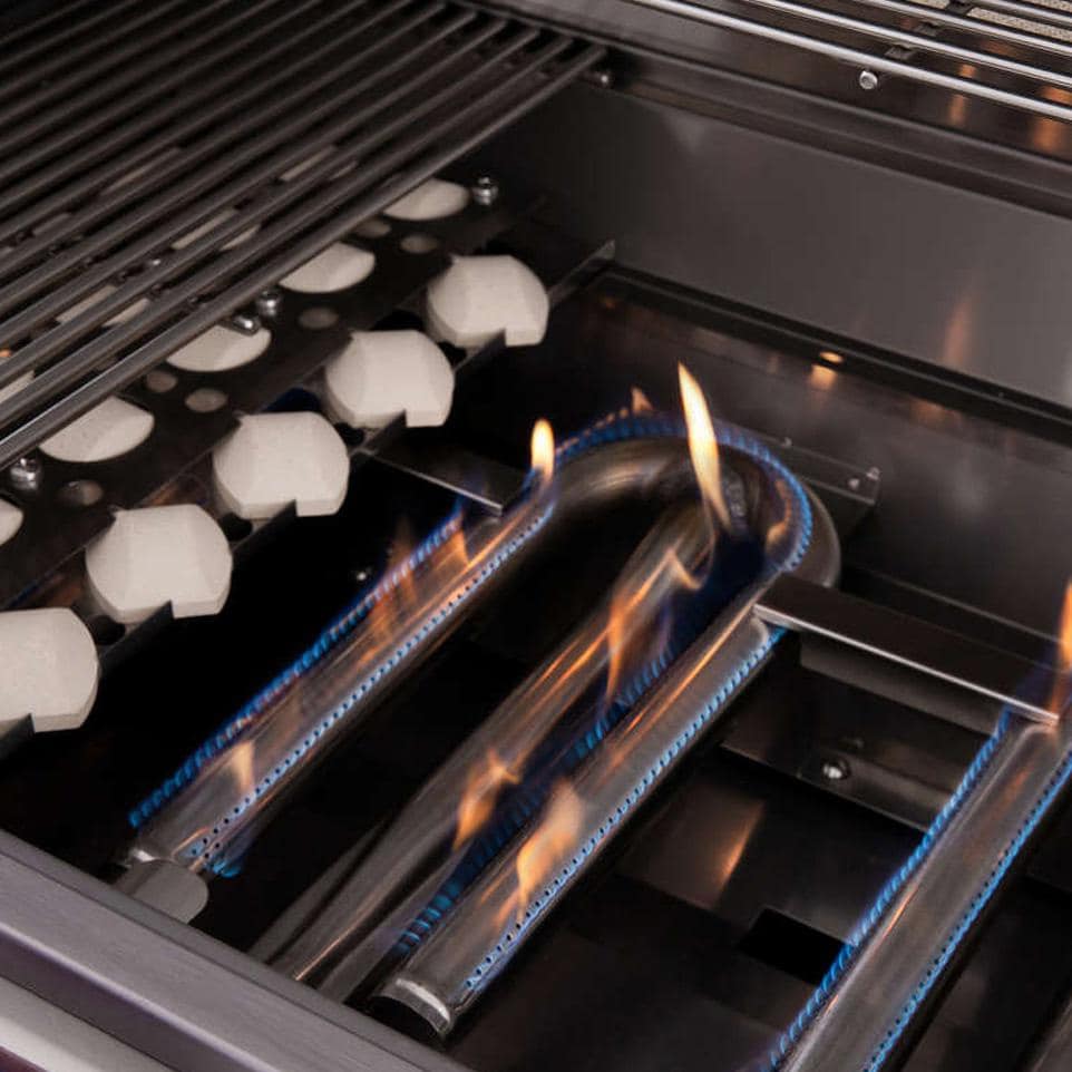 32-Inch 3-Burner Built-In Propane Gas Grill With Rotisserie E628