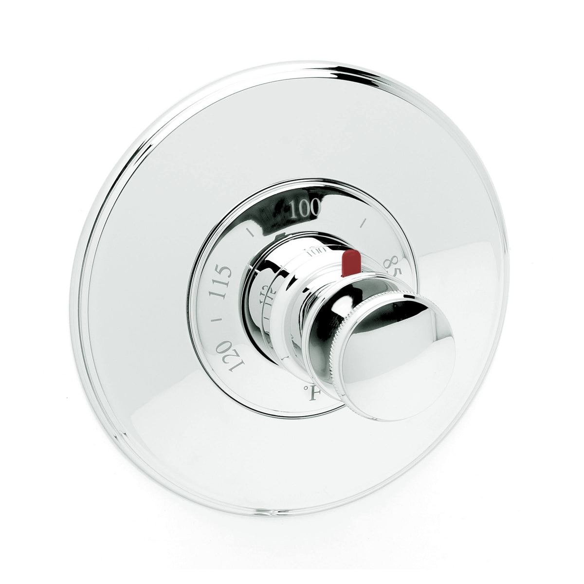 Weathered Copper Thermostatic Trim Plate with Handle K31309