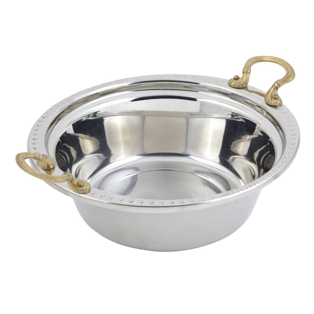 4 Quart Stainless Steel Casserole K504