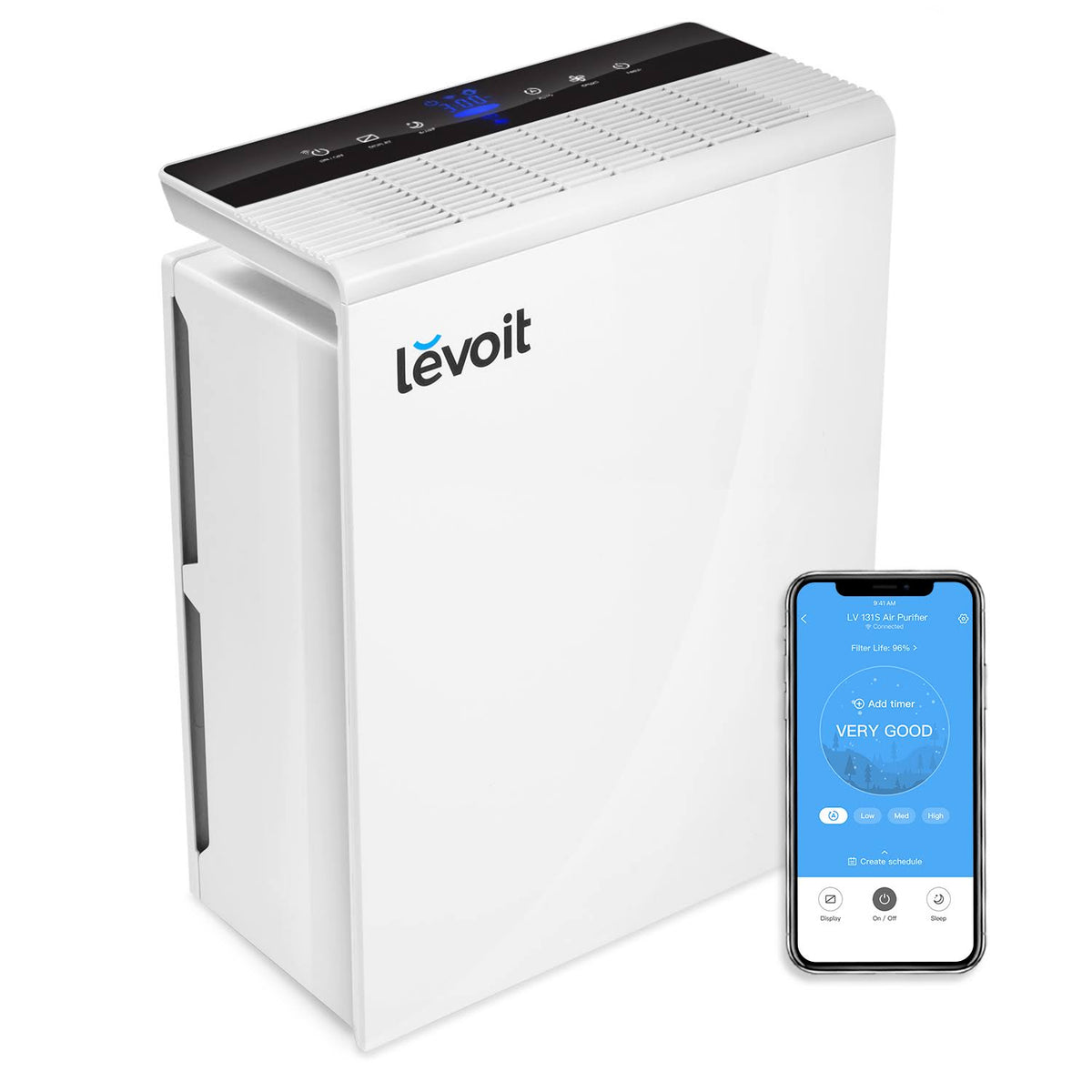 Smart WiFi Air Purifier with True HEPA Filter M160