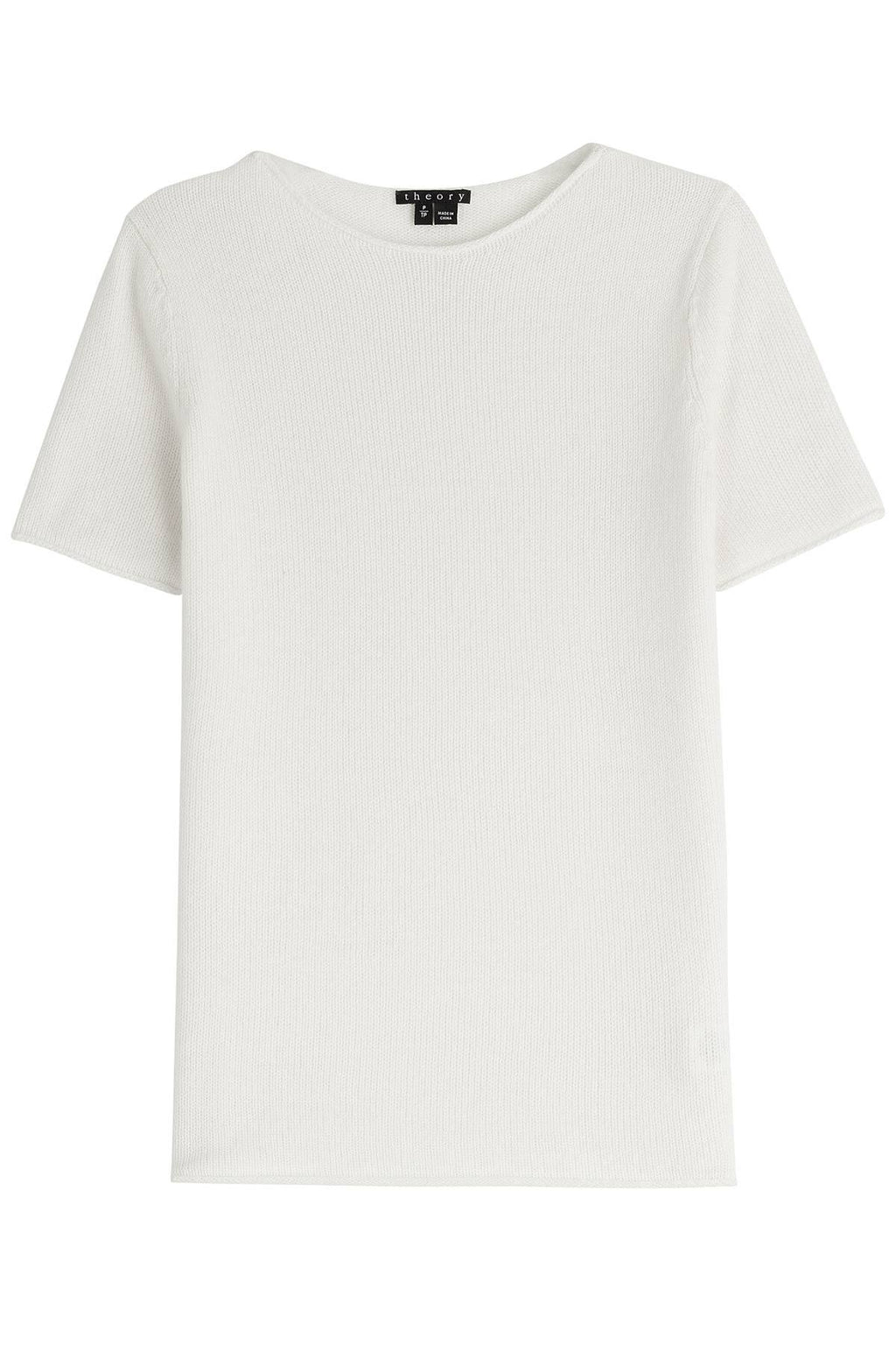 White Cashmere Knit Top I59204
