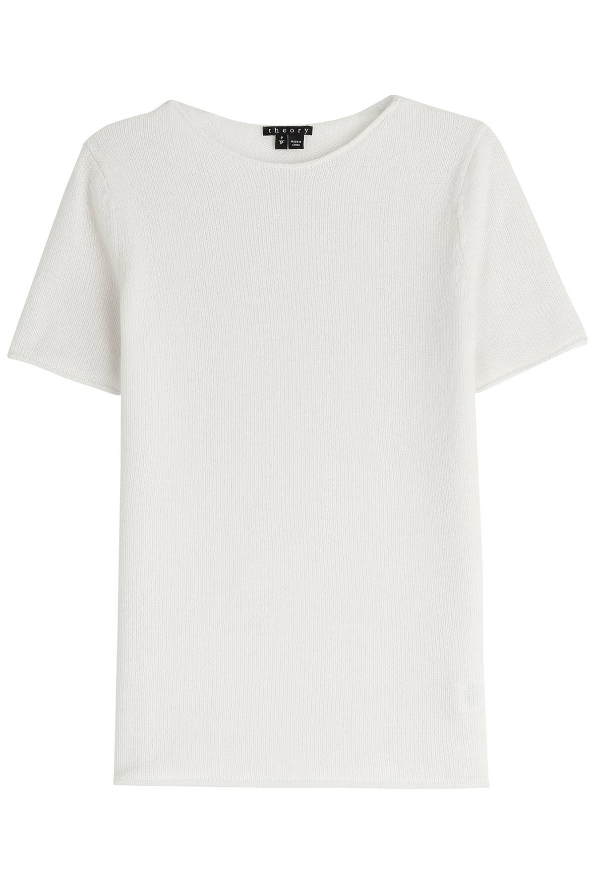 White Cashmere Knit Top I59204