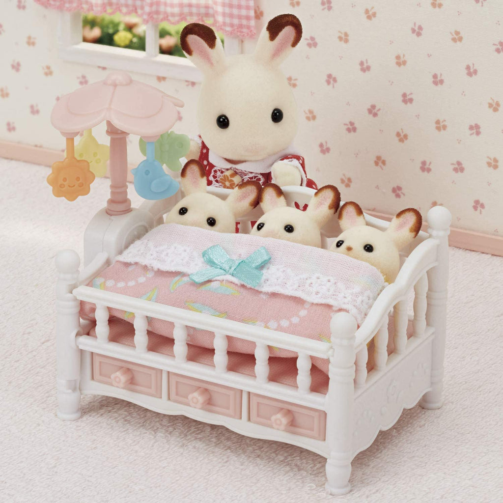 Crib with Mobile Dollhouse Furniture Set N38499