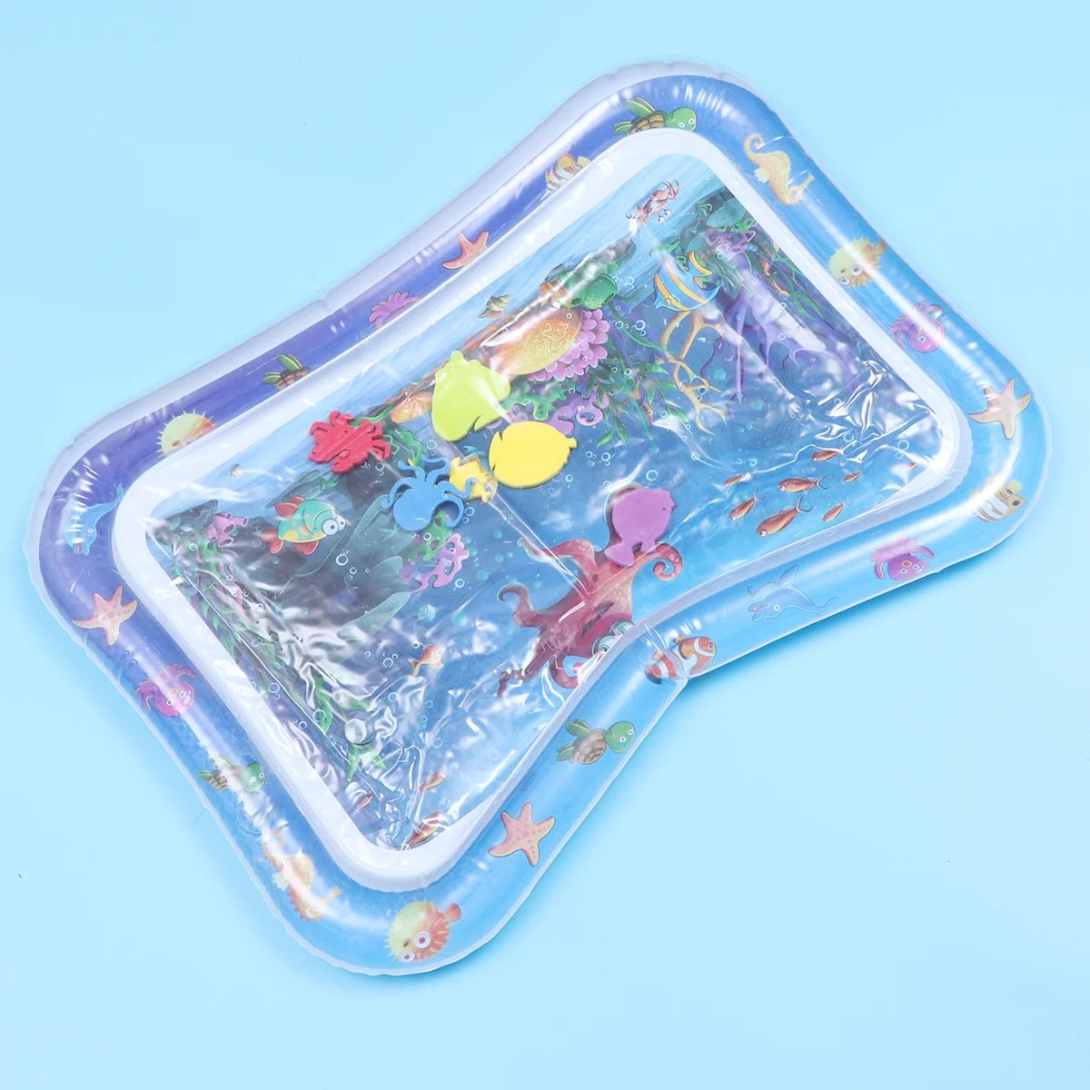 Inflatable Crawling Cushion Water Play Mat (Blue) Q5355