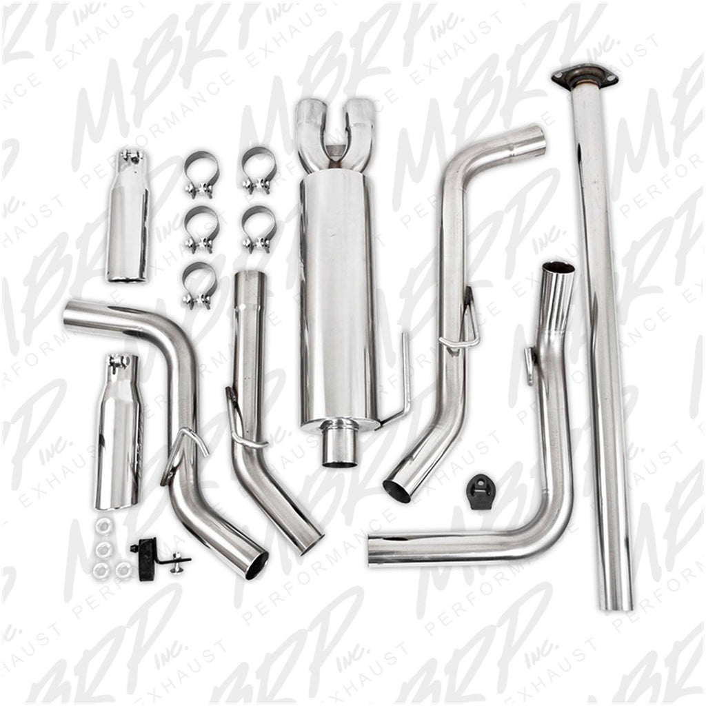 Cat Back Dual Split Side Exit Exhaust System U715