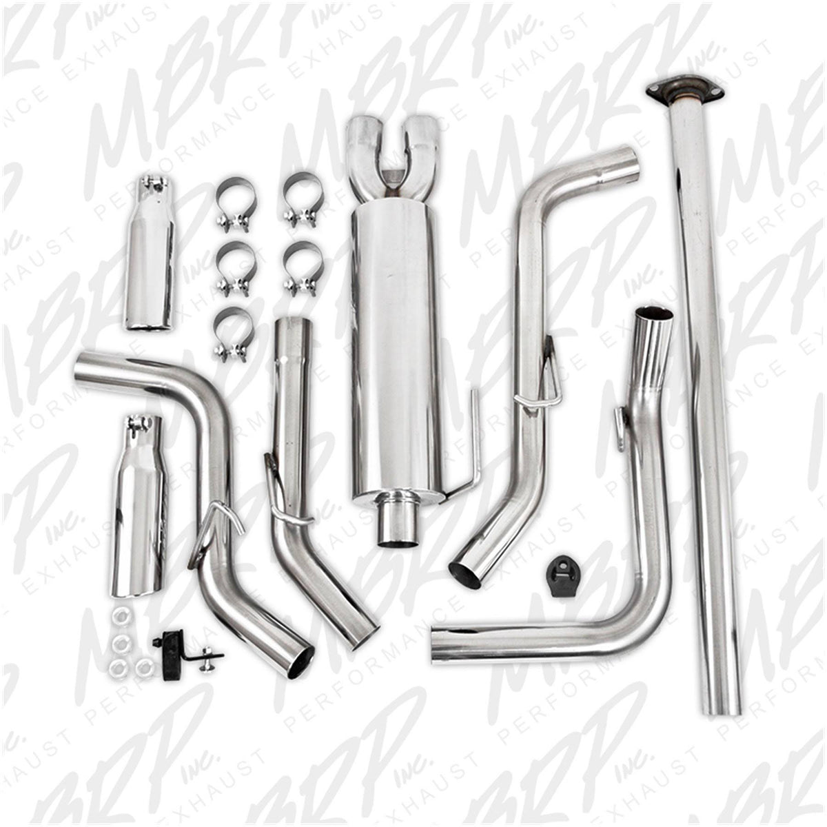 Cat Back Dual Split Side Exit Exhaust System U715