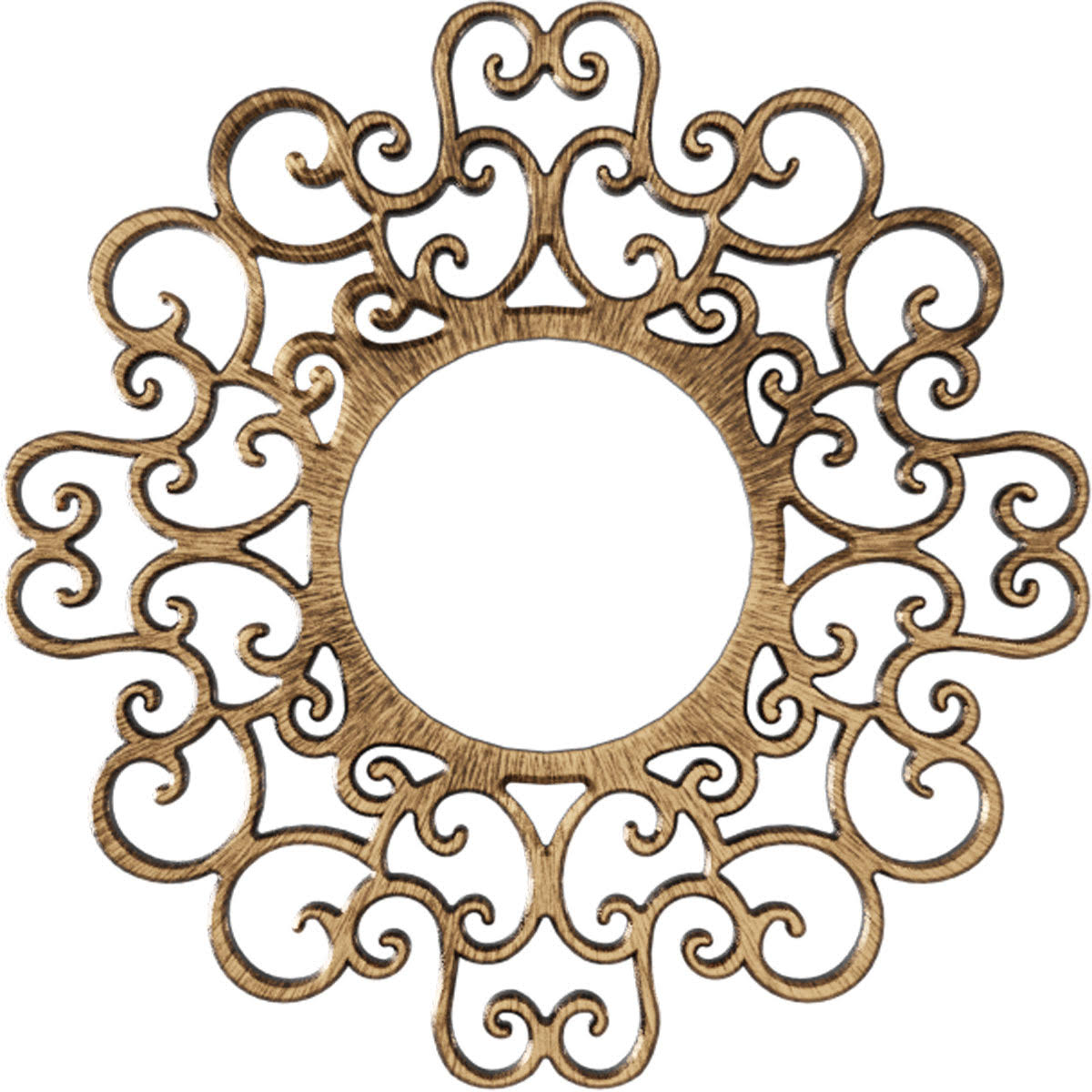 Antiqued Bronze PVC Pierced Ceiling Medallion Y5127