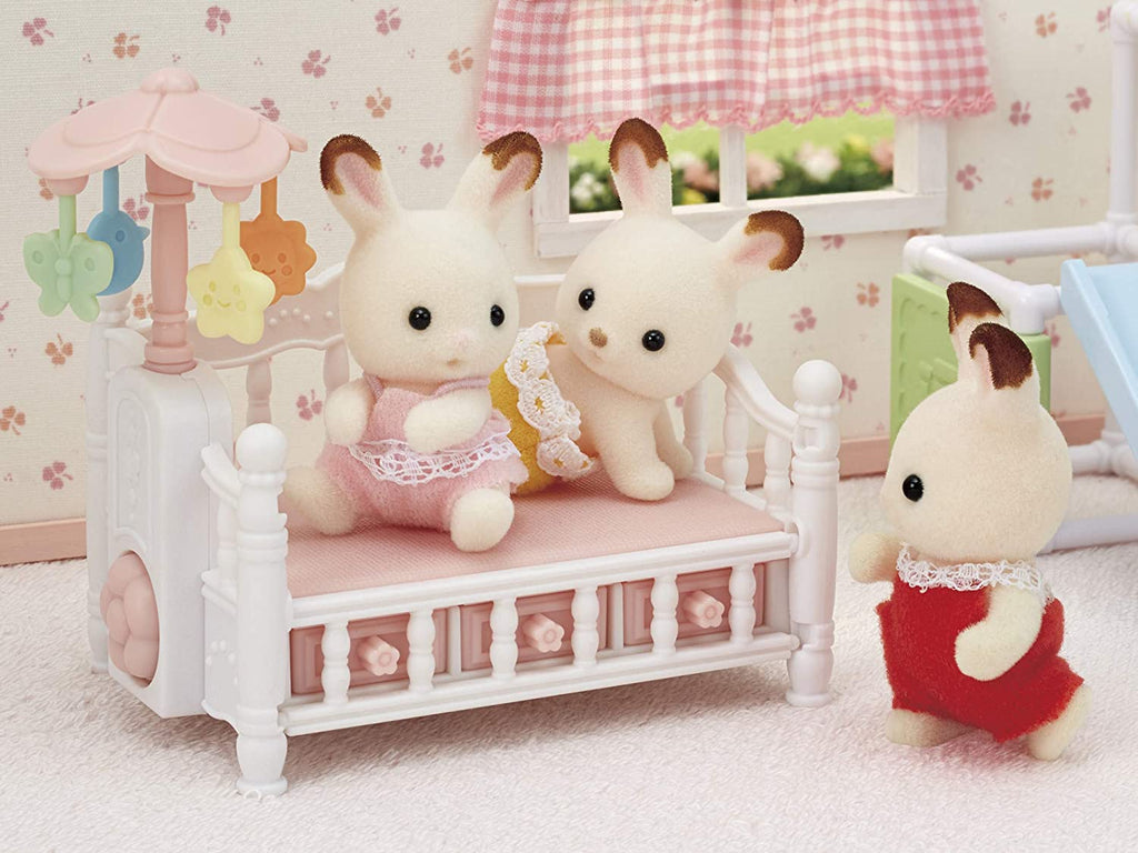 Crib with Mobile Dollhouse Furniture Set N38499