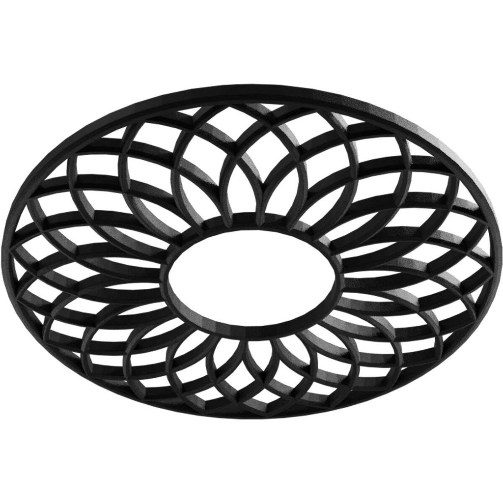 22x22OD x 7 1/2x22ID x 3/4x22P PVC Ceiling Medallion B891