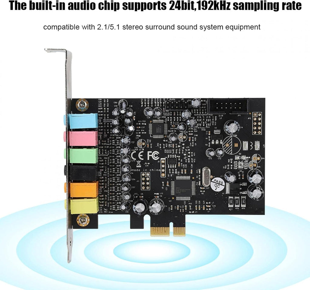 Black PCI-E 7.1 Sound Card G213