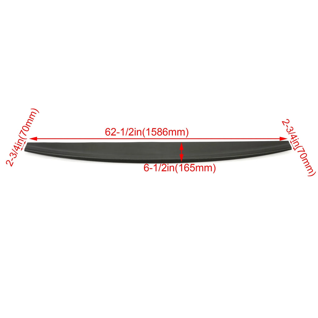 Tailgate Protector Spoiler Top Cap Molding Cover for 2009-2018 Dodge Ram 1500 2500 3500 Q88778