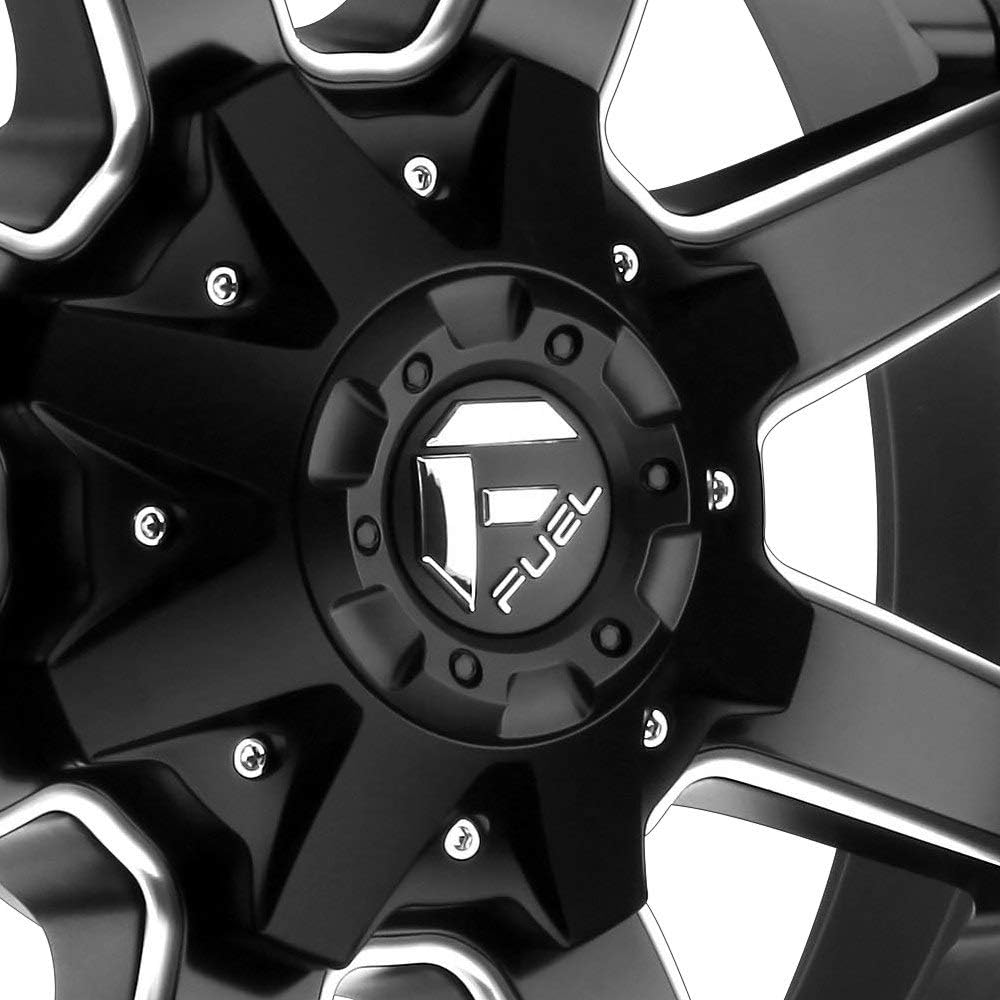 Black Wheel with Matte Milled Accents, 20 x 10 inches M9274
