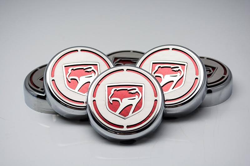Cap Cover Set 5pc Orange Dodge Viper I72755