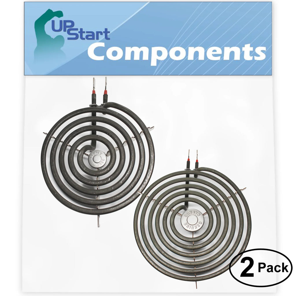 2-Pack 8 inch 6 Turns & 6 inch 5 Turns Surface Burner Elements J7197