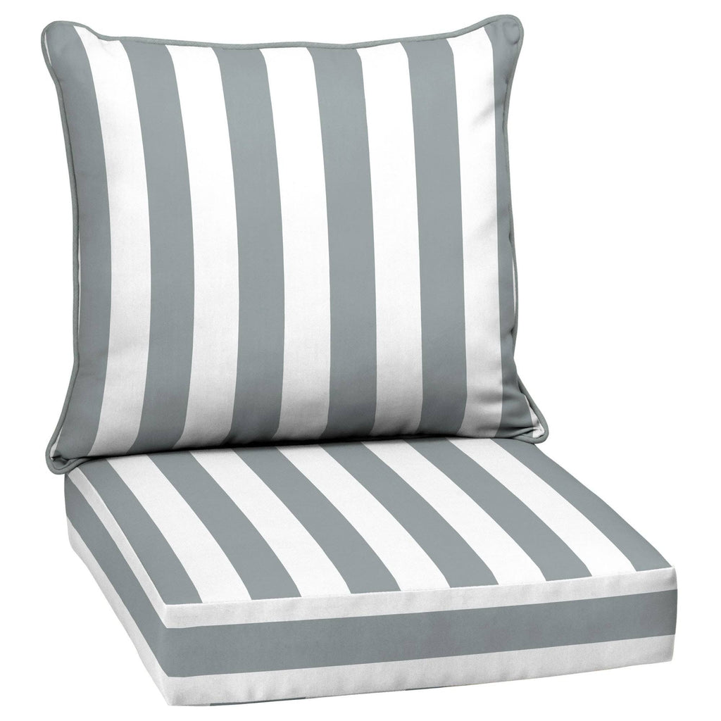 Cabana Stripe Outdoor Deep Seat Set V36725