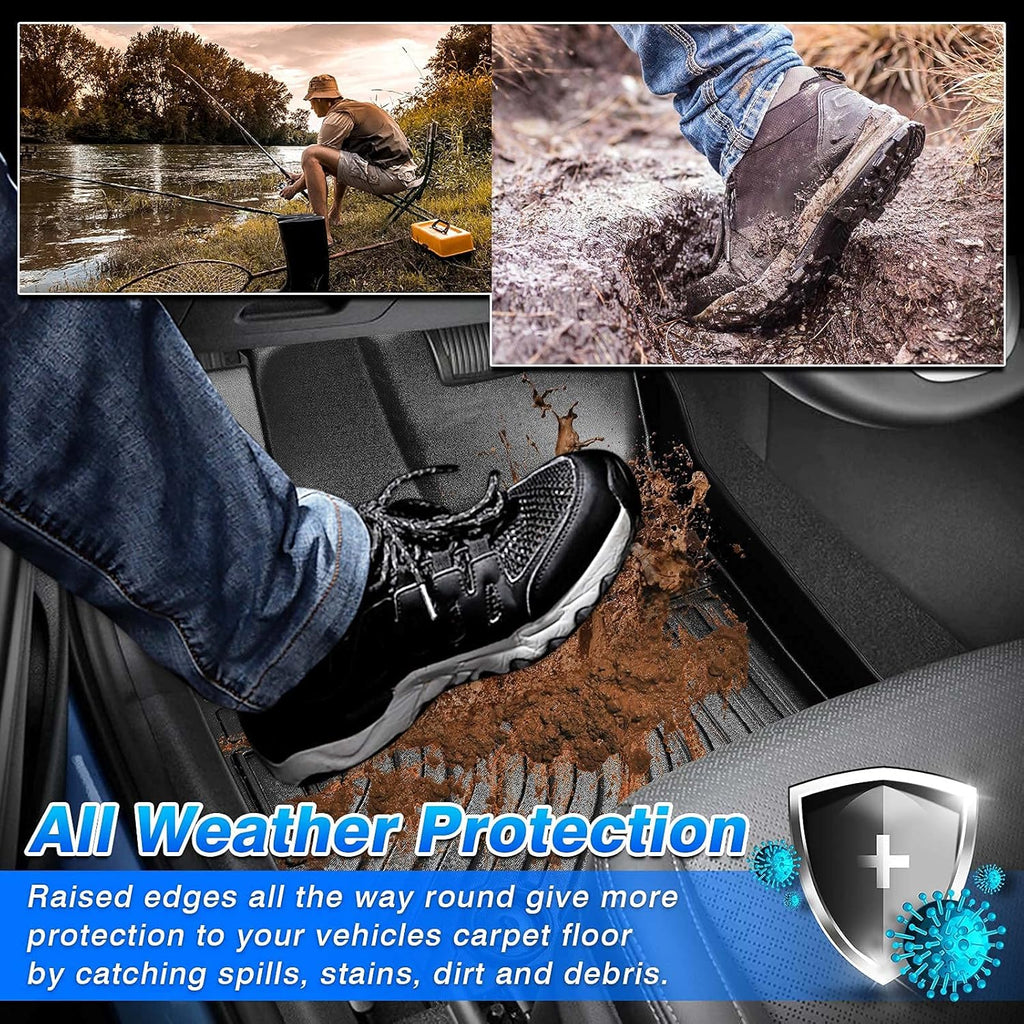 All Weather Floor Liners for Ford Ranger Super Crew TPE Q304