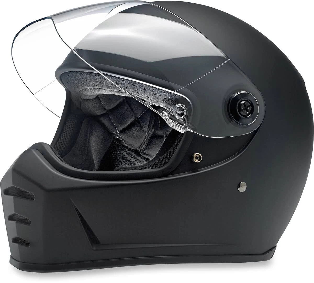Flat Black Full Face Helmet Z228