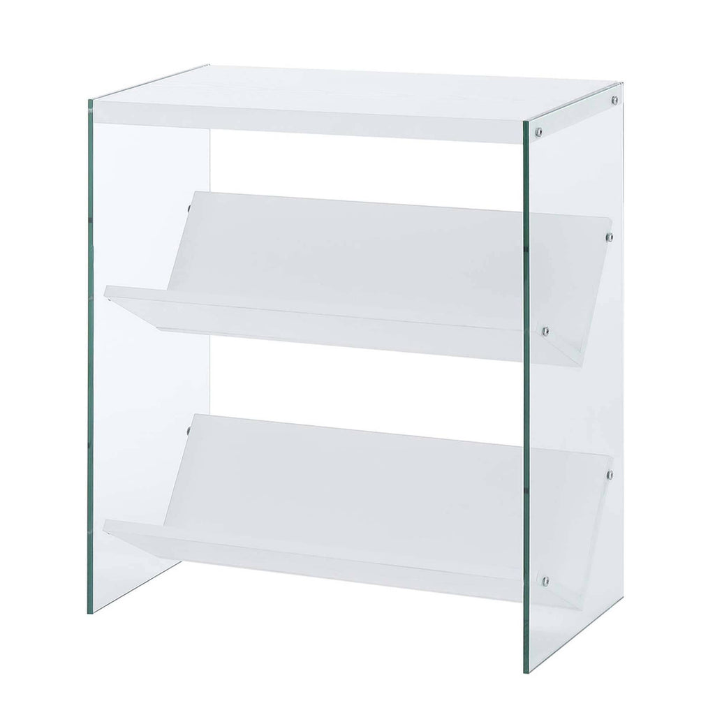 White Soho Bookcase U10063