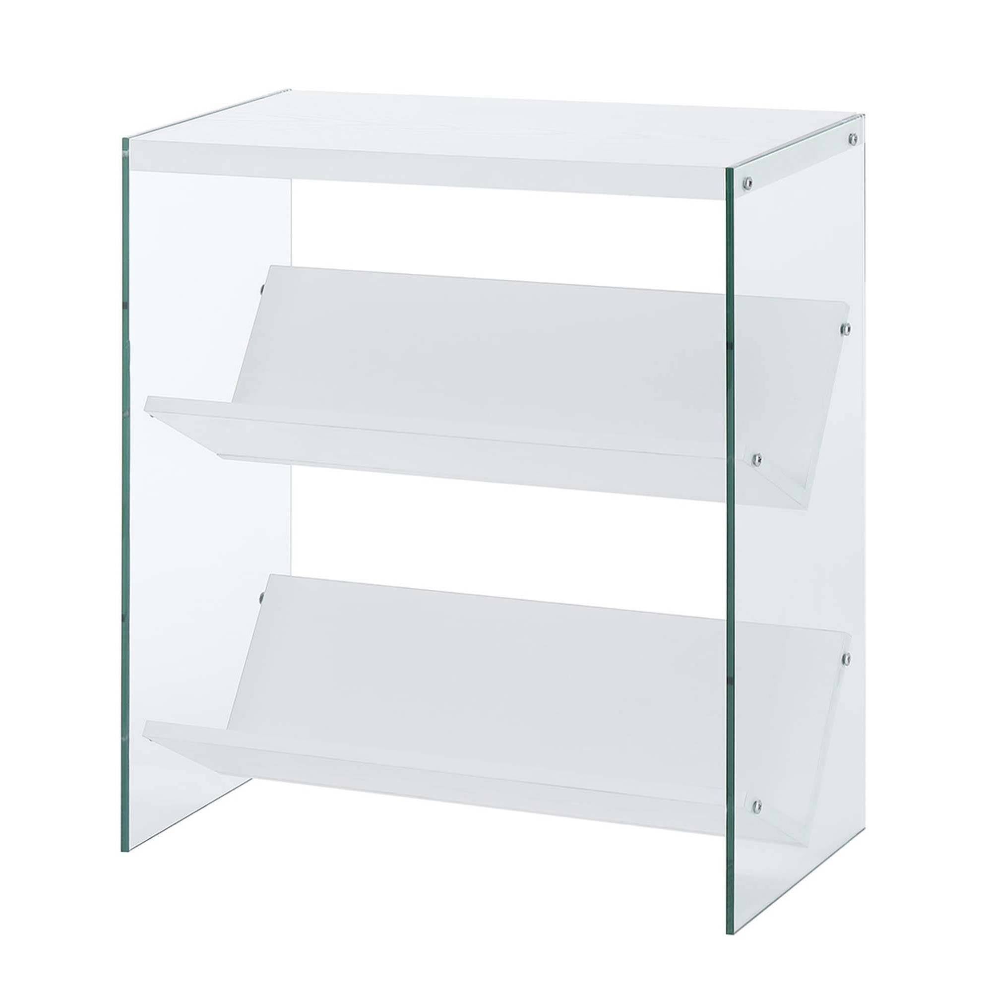 White Soho Bookcase U10063
