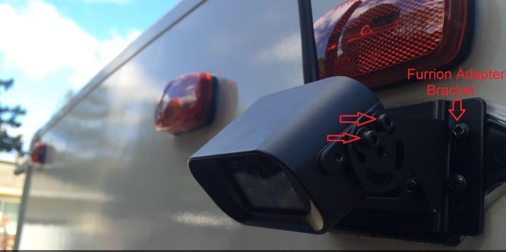 Digital Wireless Camera with 7 Monitor Quad-View and Adapter for RV C614