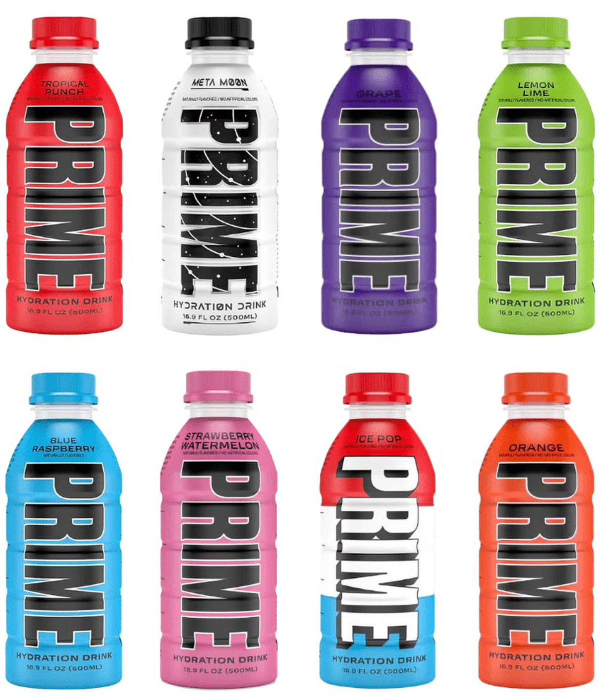 8 Flavors Variety Pack Electrolyte Sports Drink 16.9 fl oz S322