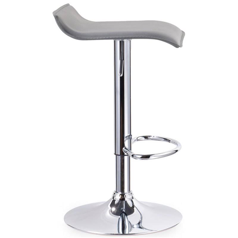 Faux Leather Adjustable Bar Stool Set of 2 K104490