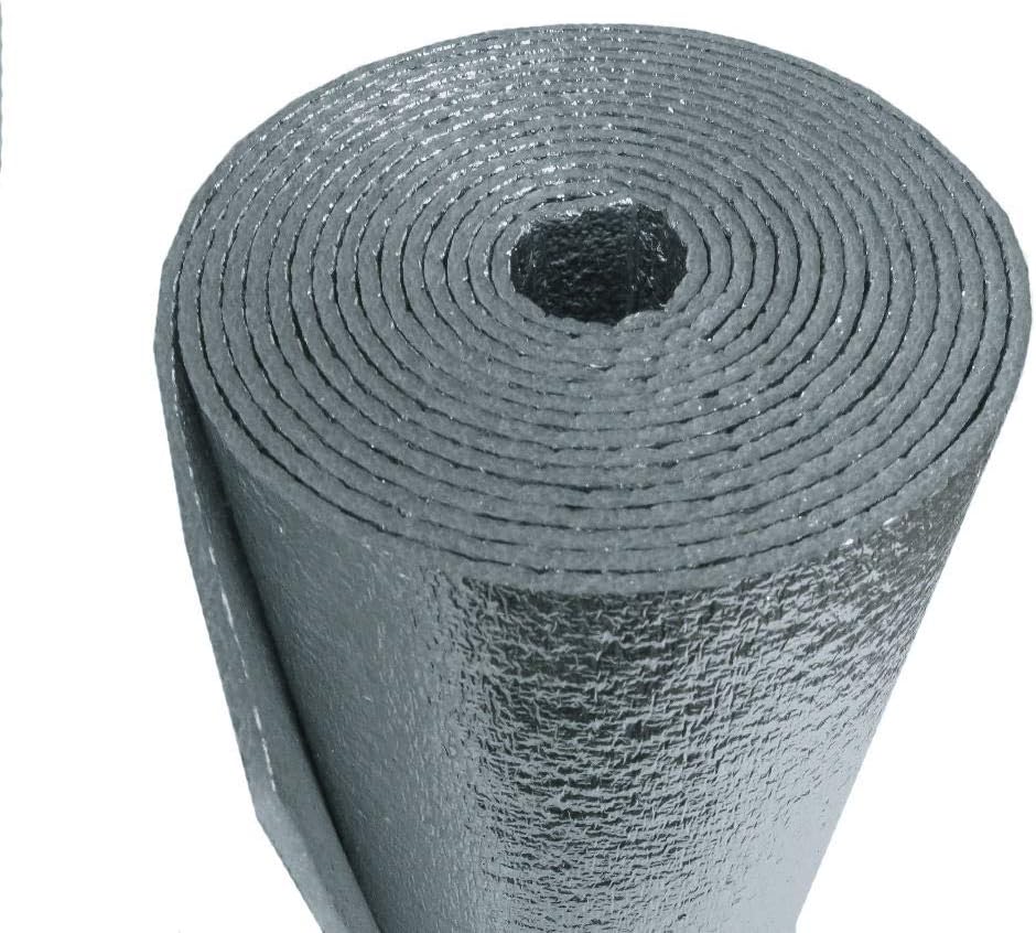 4' x 62' Roll (248 Sqft) Vehicle Insulation Sound Deadener & Radiant Heat Barrier Mat X941595