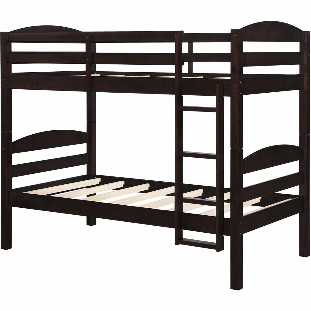 Twin Over Twin Wood Bunk Bed B9512