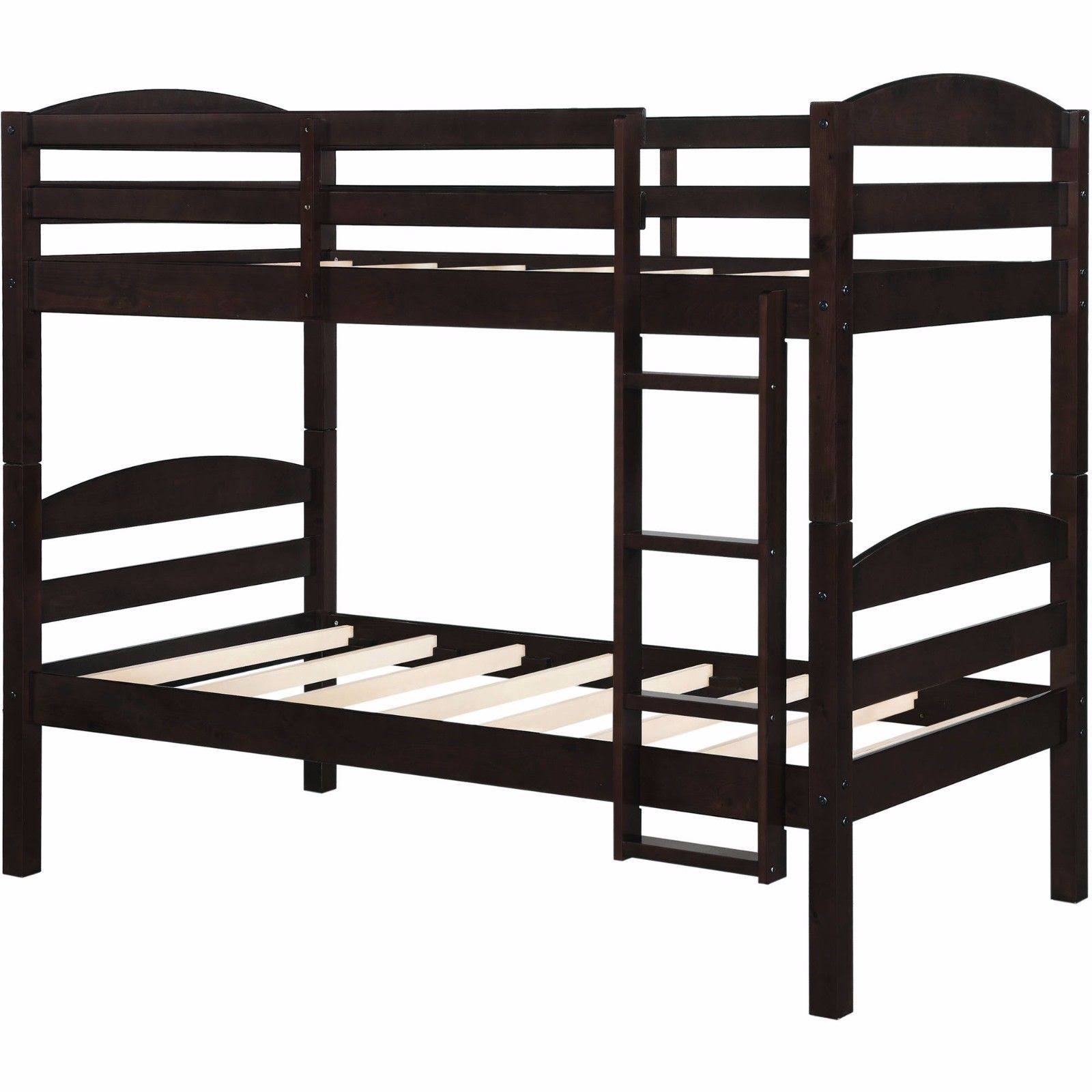 Twin Over Twin Wood Bunk Bed B9512