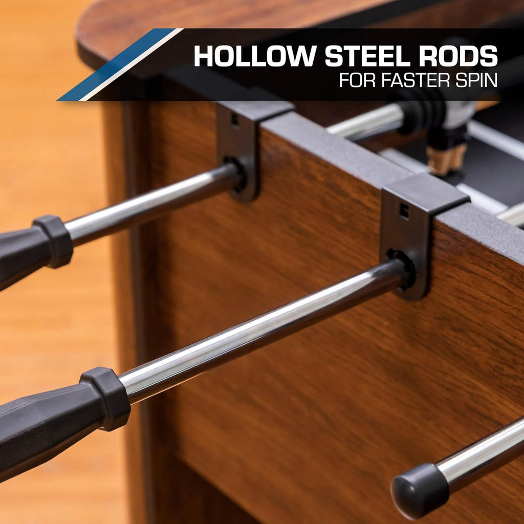56-Inch Foosball Table with Quick-Connect Rods and Bead Scoring L515043