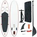 Inflatable Paddle Board Surfboard Red and White W244