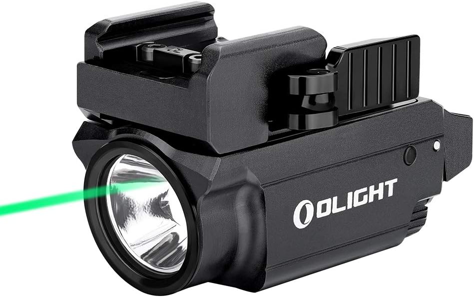 600 Lumens Magnetic USB Rechargeable Green Beam White LED Compact Rail Mount Tactical Flashlight L1940