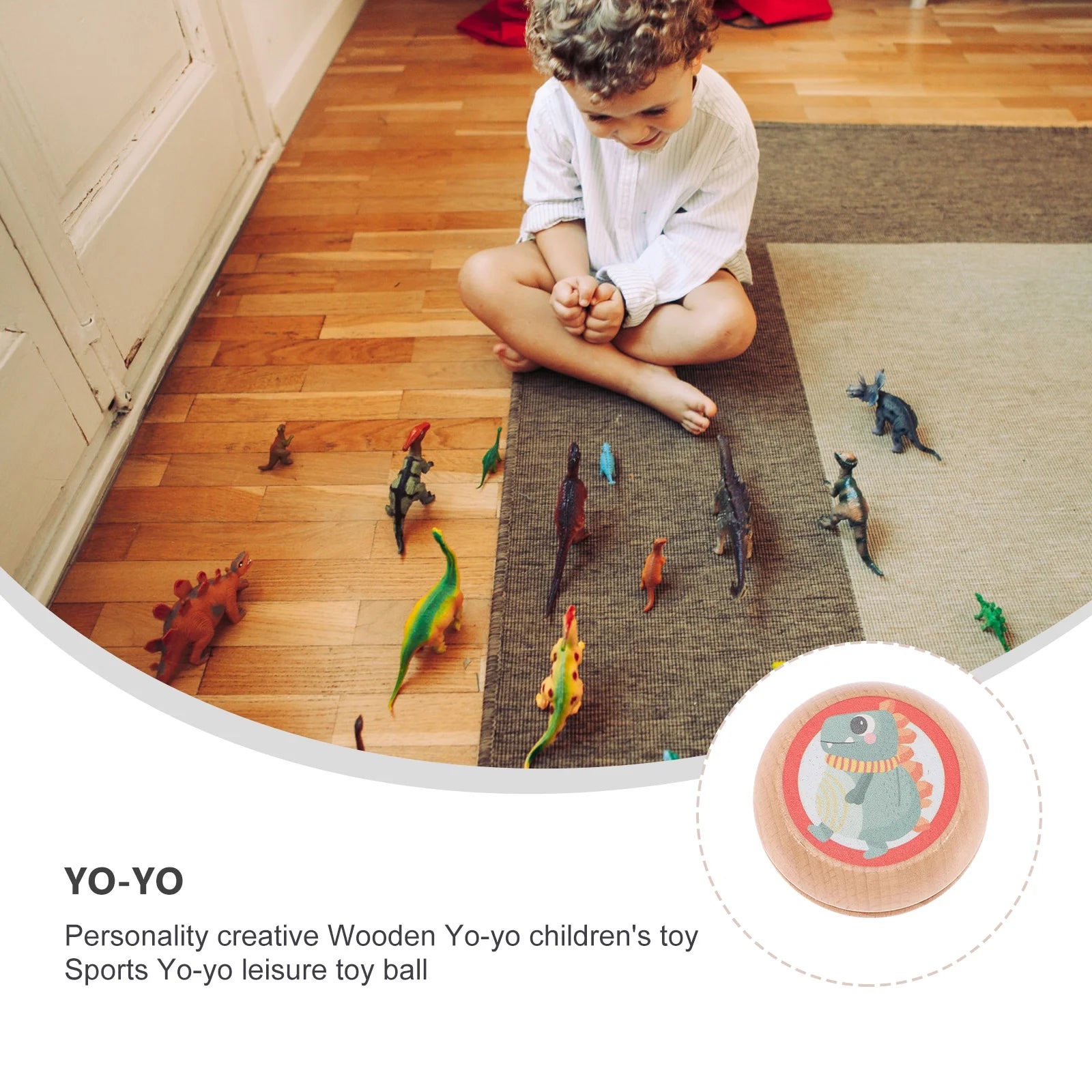 Wooden Yo-Yo Toy S9335