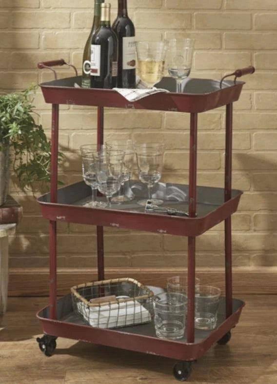 Red Utility Cart G223
