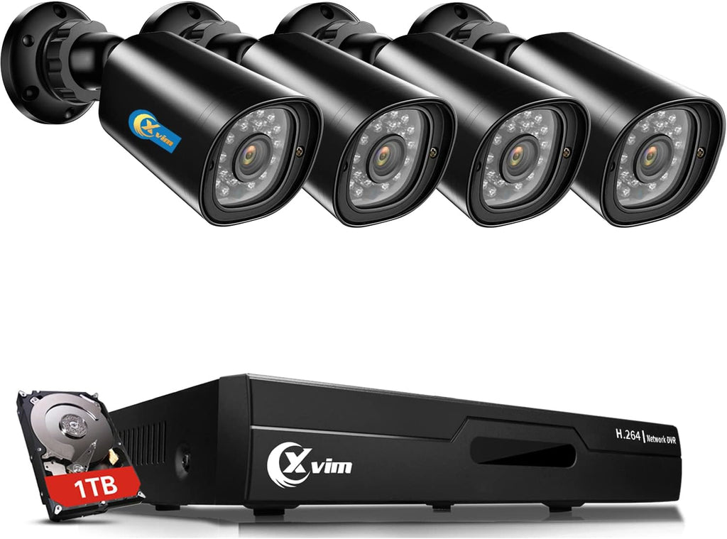8CH 1080P Wired Security Camera System with 1TB HDD Z1054