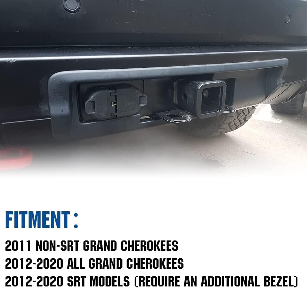 Trailer Hitch Receiver and Bezel Class IV Replacement (Black) W662392