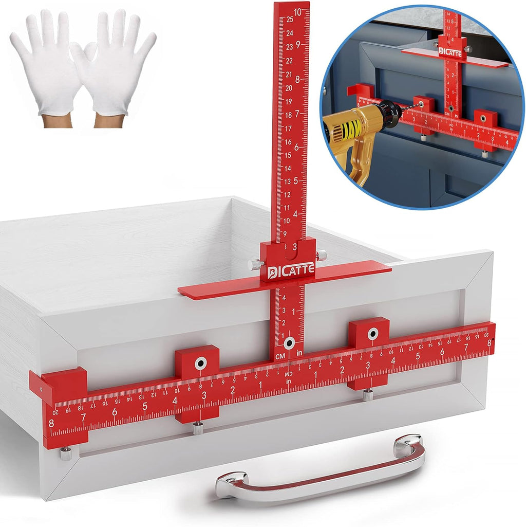 Thickened Aluminum Alloy Cabinet Handle Jig (Black) T757528