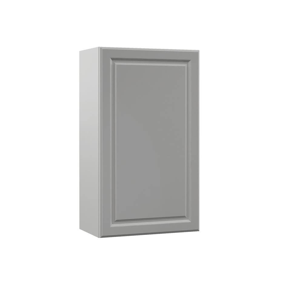 Assembled Wall Kitchen Cabinet in Heron Gray J9480