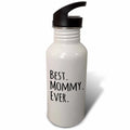Black Text 21 oz Sports Water Bottle J8080