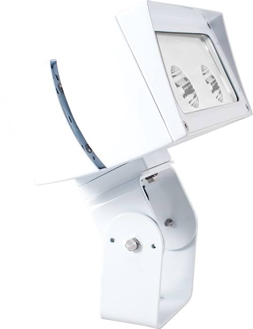 Future Flood 52W 4x4 277V Cool LED Trunnion on White V24130