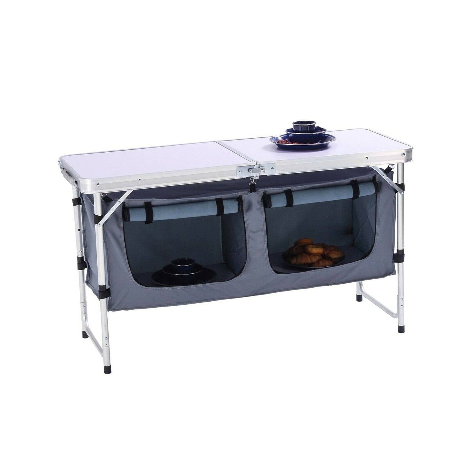 Camping Table with Adjustable Legs Z877220
