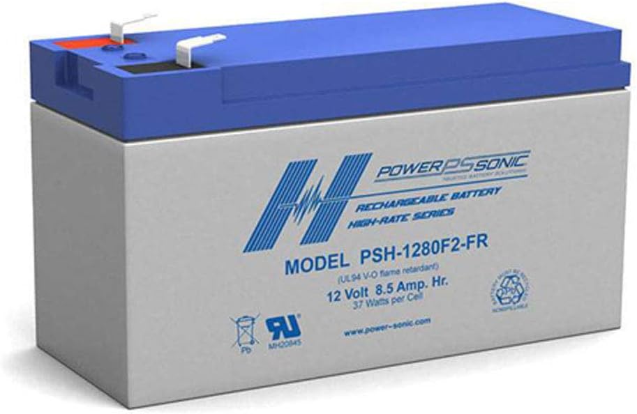 12 Volt 8.5 Amp Hour Sealed Lead Acid Battery with Flame Retardant Case N491904