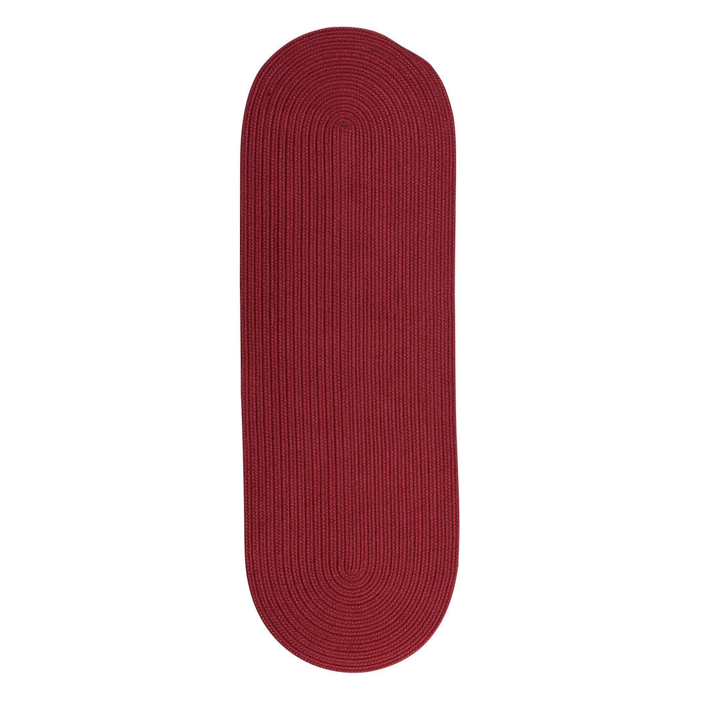Gray Oval Reversible Braided Runner T14990