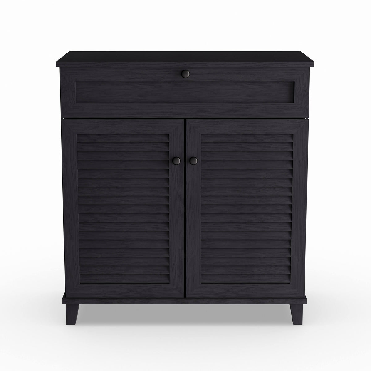 Espresso Wood Cabinet with Drawer W276270