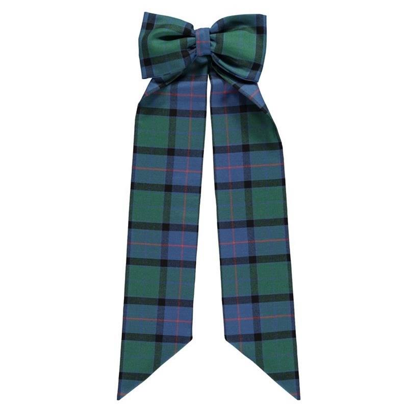 Big Wool Plaid Bow E336